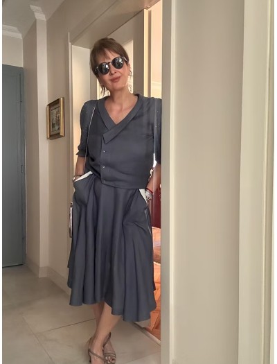 Vintage Made in Italy Keten Takım Vintage Made in Italy Keten Takım