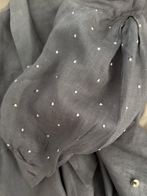 Vintage Made in Italy Keten Takım