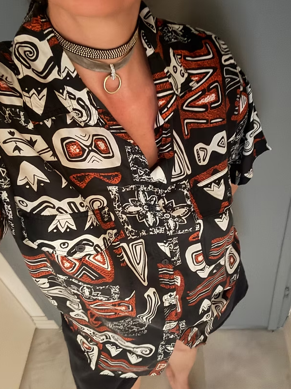 Naf Naf Multicolor İpek Gömlek