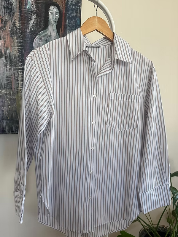 Vintage Çizgili Gömlek