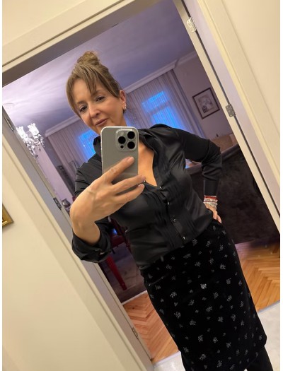 C&A Saten Siyah Gömlek C&A Saten Siyah Gömlek