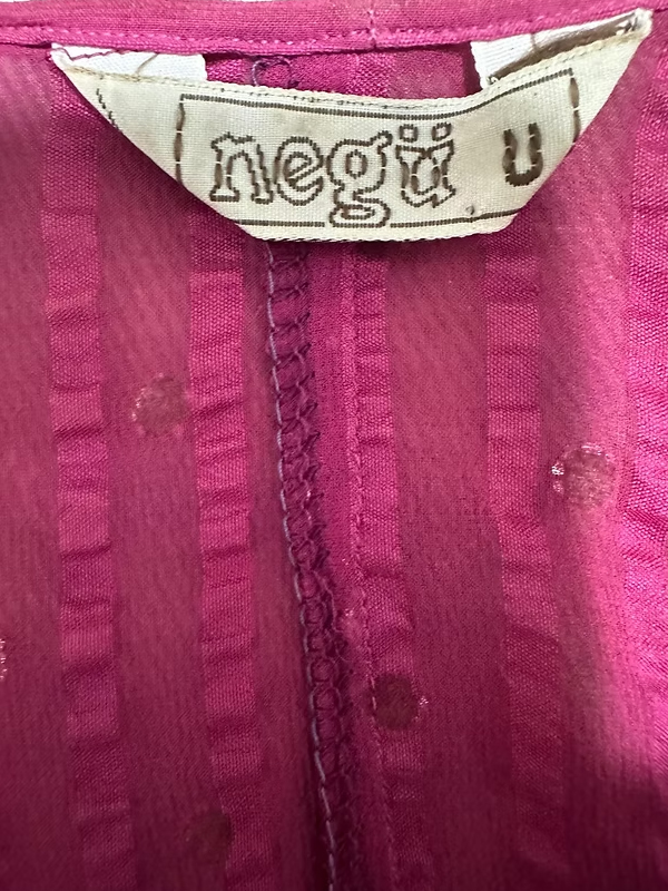 Vintage NEGÜ 80s Bluz