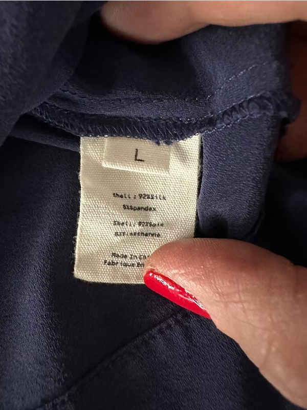 L’AGENCE Vintage İpek Bluz