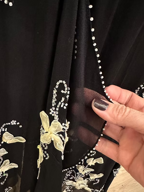 Vintage İpek Şifon Takım