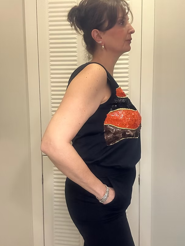 Vintage 80s Beymen Pul İşlemeli Bluz