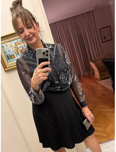 Vintage Tül Gömlek Takım - Made in Italy