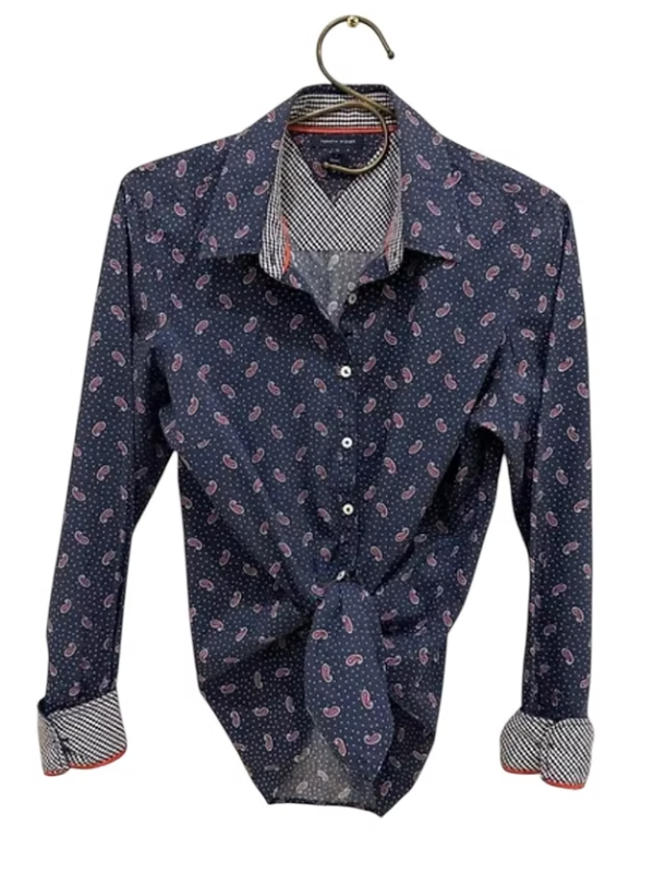 TOMMY HILFIGER Şal Desenli Gömlek