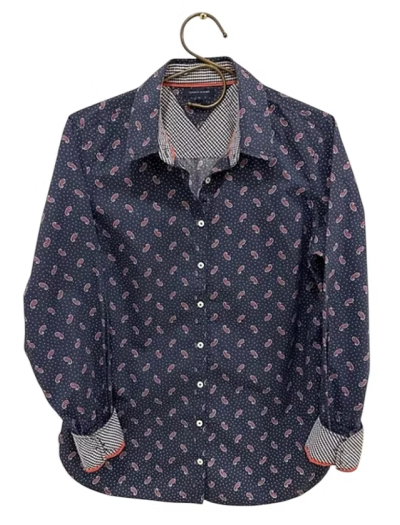 TOMMY HILFIGER Şal Desenli Gömlek TOMMY HILFIGER Şal Desenli Gömlek