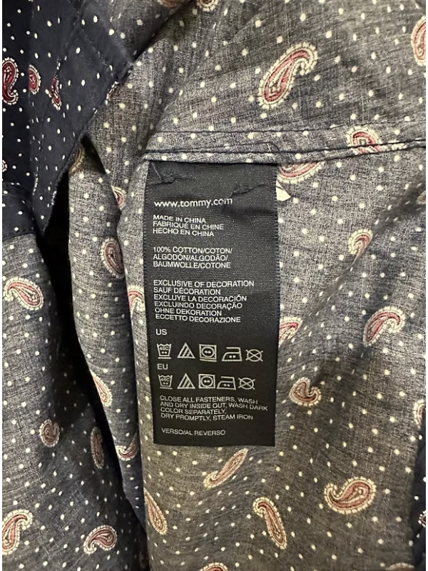 TOMMY HILFIGER Şal Desenli Gömlek