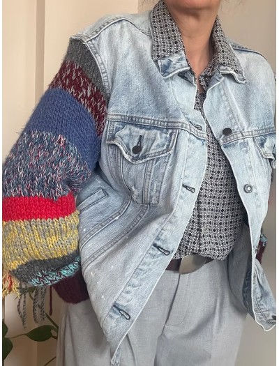 Abercrombie& Fitch Vintage Jean Ceket Abercrombie& Fitch Vintage Jean Ceket