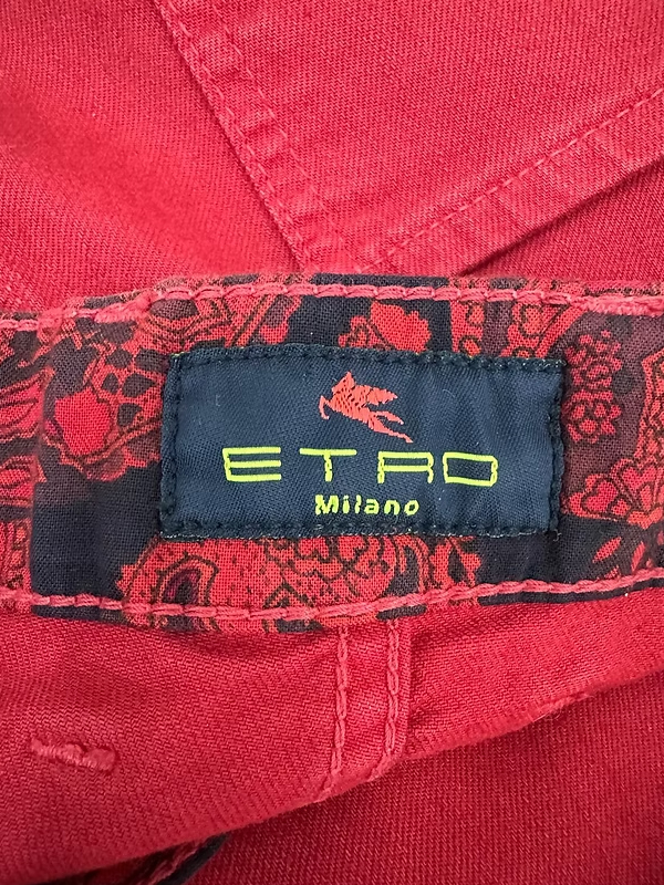 ETRO -Italy Gabardin pantolon