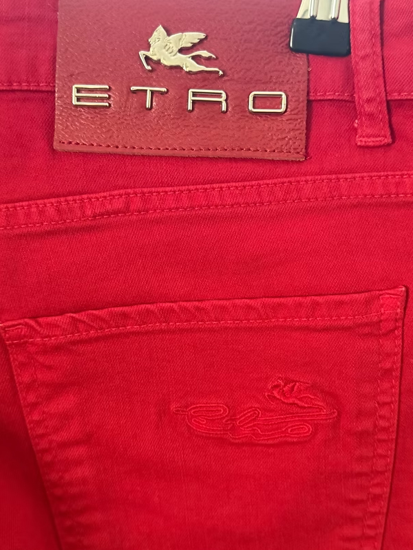 ETRO -Italy Gabardin pantolon