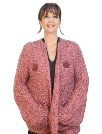 Vintage 80 Süet Detaylı Hırka Vintage 80 Süet Detaylı Hırka