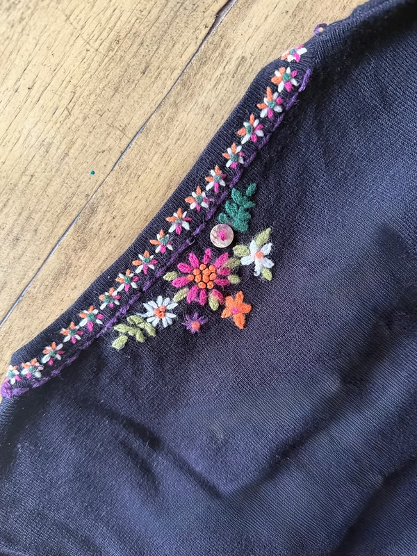 Perlina Nakış ve Boncuklu Hırka