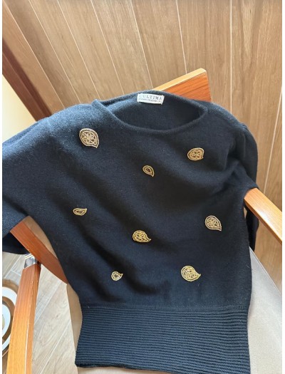 L'Ultima Boncuk işlemeli Kazak L'Ultima Boncuk işlemeli Kazak