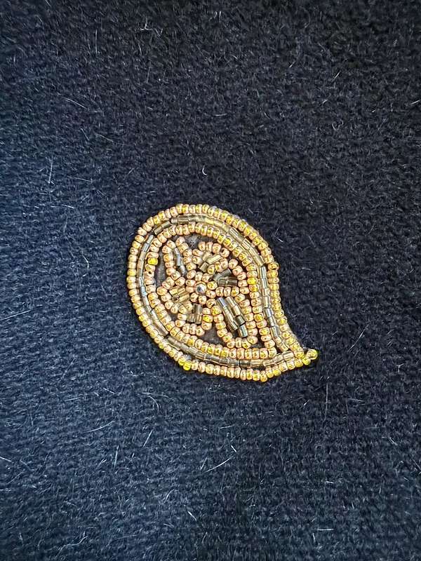 L'Ultima Boncuk işlemeli Kazak