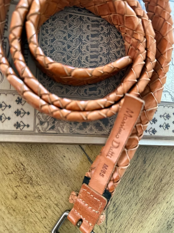 Massimo Dutti Örgü Deri Kemer