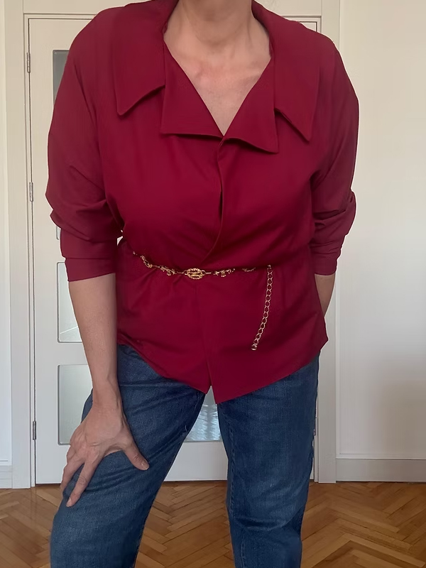 Vintage Gold & Doğal Taşlı Zincir Kemer