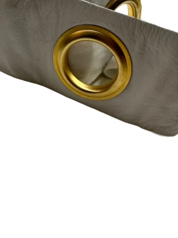 Vintage Beyaz Deri Kemer