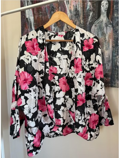 BE RETROKARE Hand Made Kolları Püskül Detaylı Kimono BE RETROKARE Hand Made Kolları Püskül Detaylı Kimono