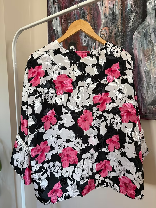 BE RETROKARE Hand Made Kolları Püskül Detaylı Kimono