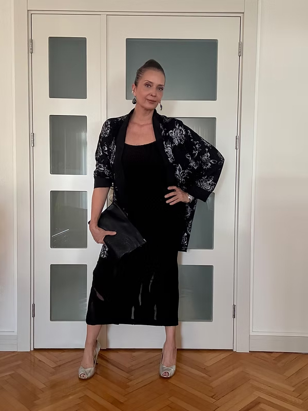 BE RETROKARE Hand Made Simli Kimono