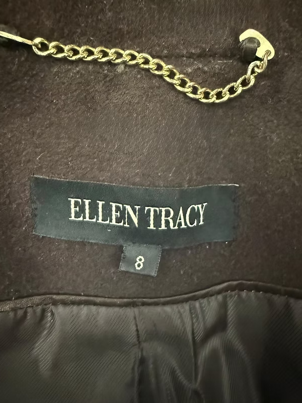 Ellen Tracy Vintage Kahverengi Kaban
