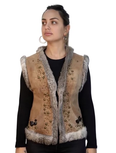 L’Avenue süet yelek