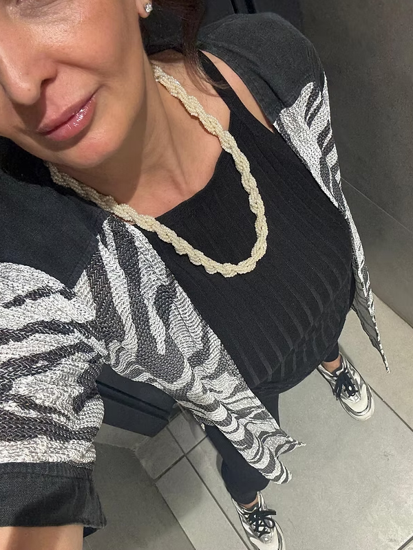 Vintage Burgu Boncuk Kolye