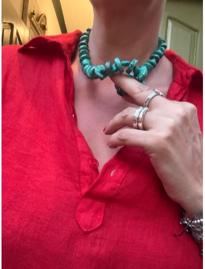 Vintage Turkuaz Kolye