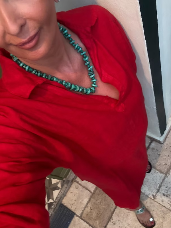 Vintage Turkuaz Kolye