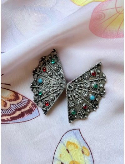 Vintage Kelebek Formlu Küpe