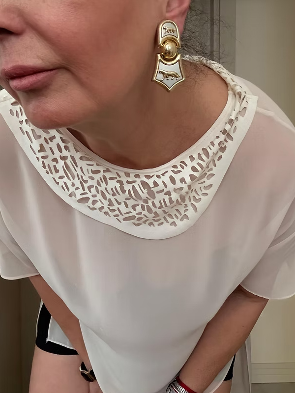 Vintage Jaguar Klipsli Küpe