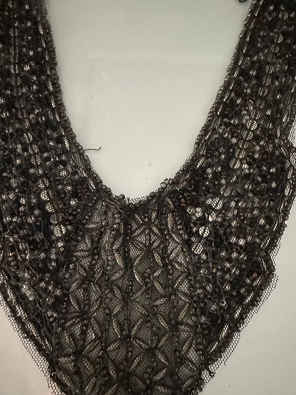 Vintage boncuk yaka kolye gold & silver