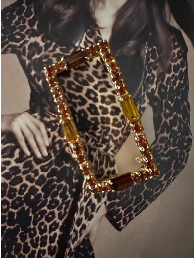 Vintage 60’lar kristal taşlı antik broş Vintage 60’lar kristal taşlı antik broş