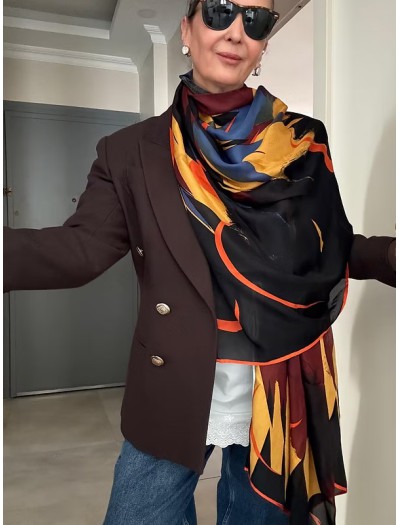 Vintage Made in England Şal