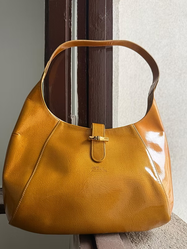 Longchamp - Roseau Verni Çanta