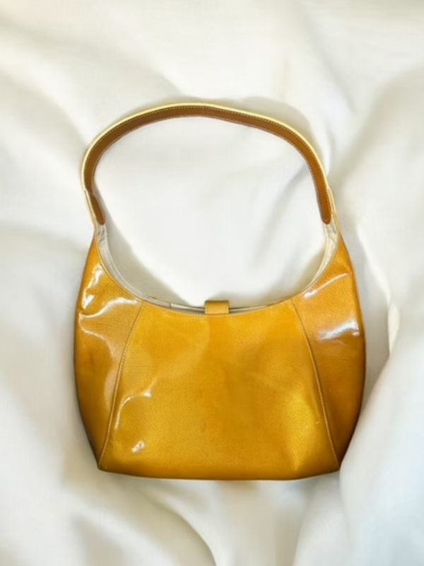 Longchamp - Roseau Verni Çanta