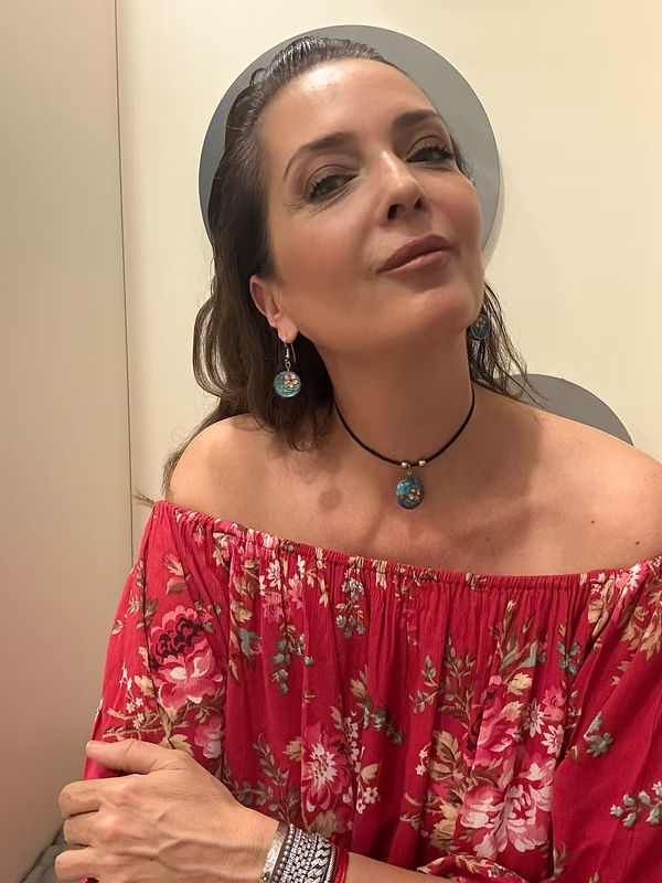 Cloisonne Mineli Küpe