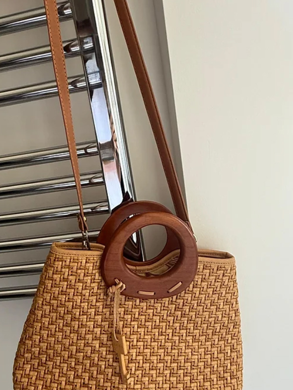 Fossil Vintage Hasır Çanta