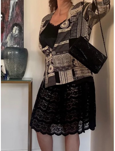 Vintage Full Boncuklu Çanta