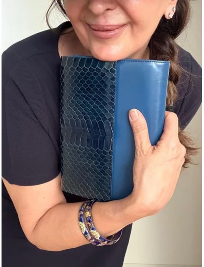 Vintage 80'ler  yılan derili çanta