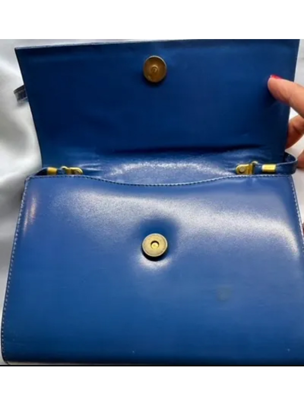 Vintage 80'ler  yılan derili çanta