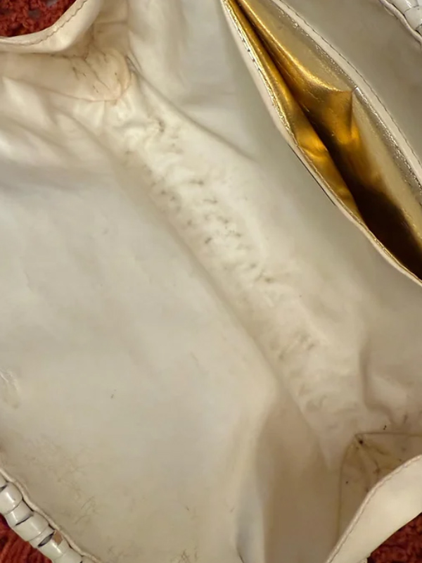 Vintage70 Hasır Lake kaplamalı çanta